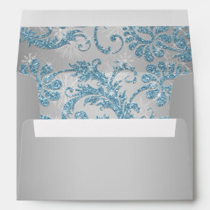 Winter Wonderland Wedding Envelope for 5"x7" Size