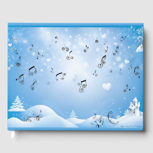 Winter Wonderland Wedding Guest Book