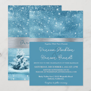 Winter Wonderland Wedding Invitation