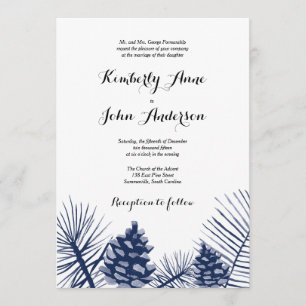 Winter Wonderland Wedding Invitation