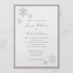 Winter Wonderland Wedding Invitation