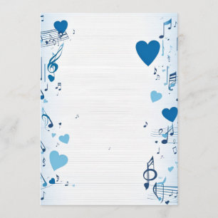 Winter Wonderland Wedding Menu Template