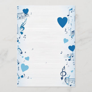 Winter Wonderland Wedding Menu Template