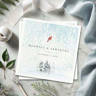 Winter Wonderland Wedding  Napkin
