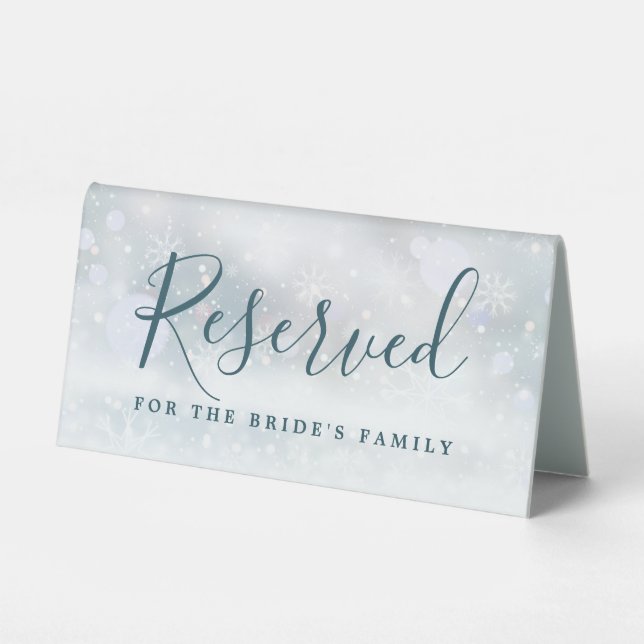 Winter Wonderland Wedding Reserved (Front)