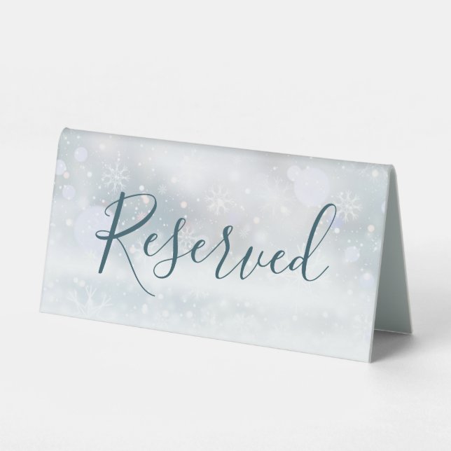 Winter Wonderland Wedding Reserved (Front)