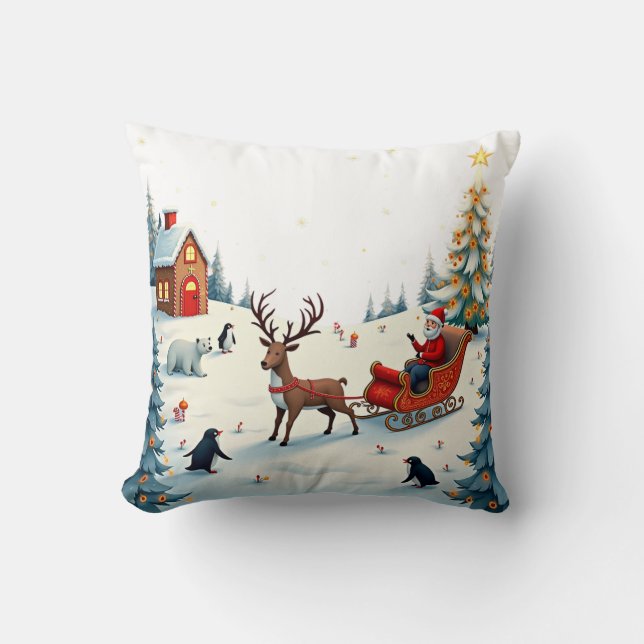  Winter Wonderland Whimsy Cushion (Front)