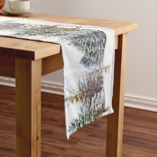 Winter Wonderland White Christmas  Table Runner