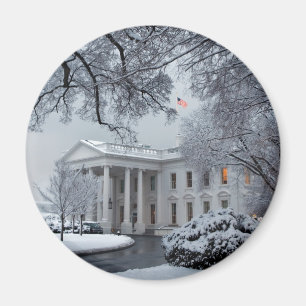Winter Wonderland White House Magnet