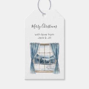Winter Wonderland Window Snowflakes Christmas Gift Tags