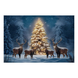 Winter Wonderland with Festive Friends 3DChristmas Poster