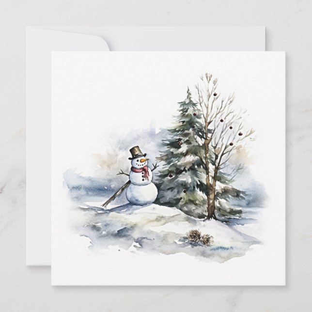 "Winter Wonderland Wonders: A Christmas Spectacle" Card (Front)