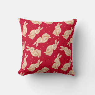 Winter Wonderland Woodland Animals Christmas Cushion