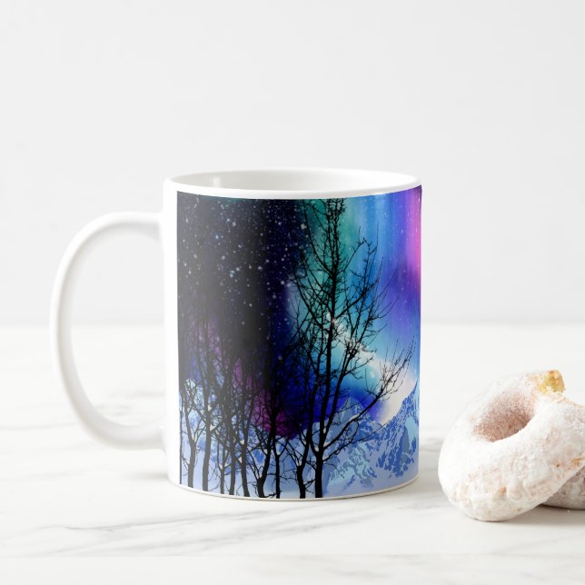 Winter Wonderlights Coffee Mug (With Donut)