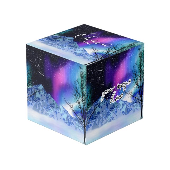 Winter Wonderlights Cube (Front Angled)