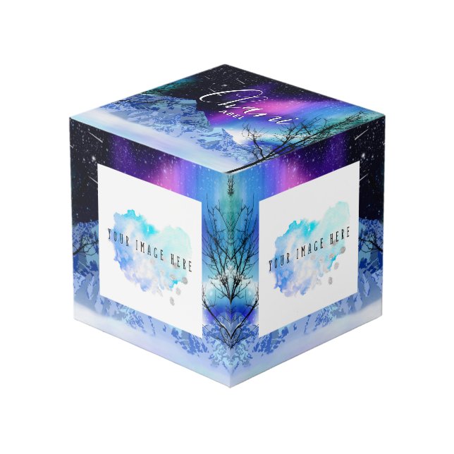 Winter Wonderlights Cube (Front Angled)