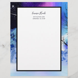 Winter Wonderlights Custom Letterhead