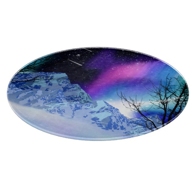 Winter Wonderlights Cutting Board (Corner)