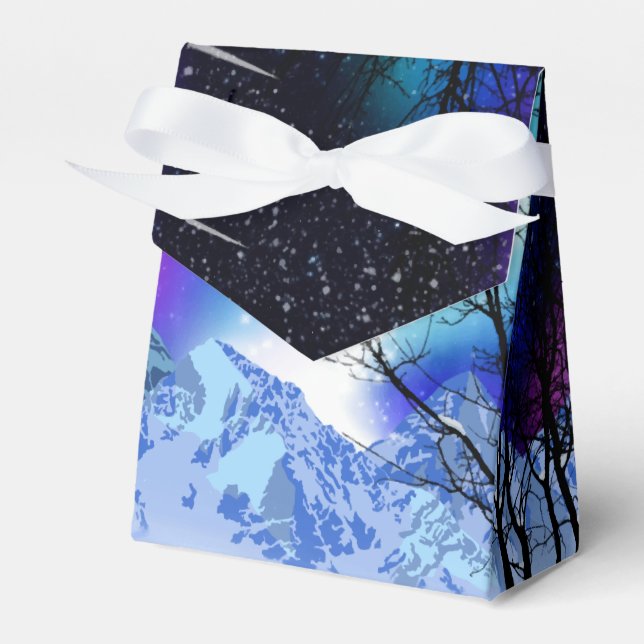 Winter Wonderlights Favour Box (Front Side)