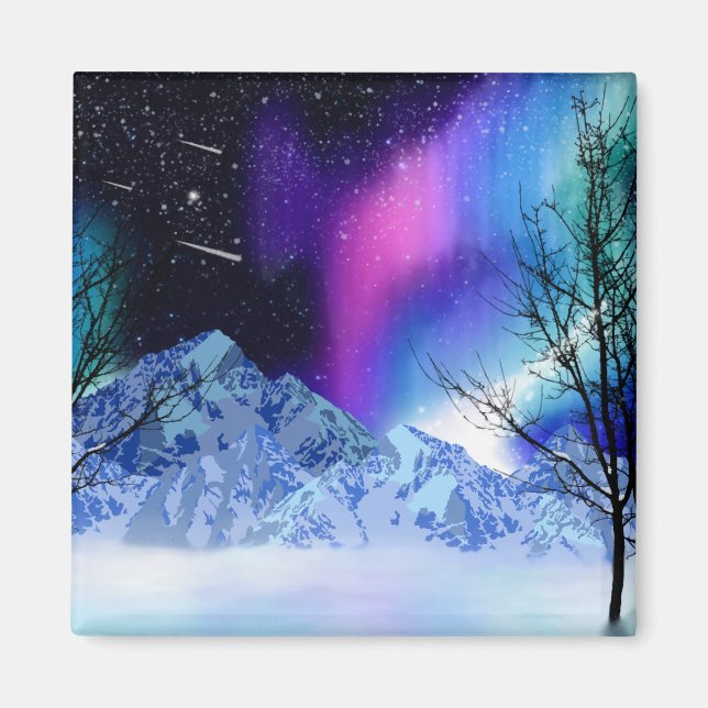 Winter Wonderlights Magnet (Front)
