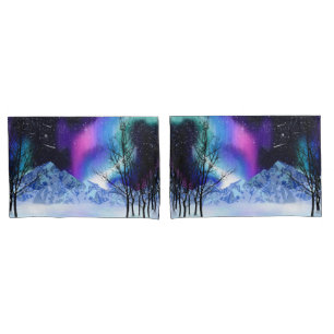 Winter Wonderlights Pillow Case