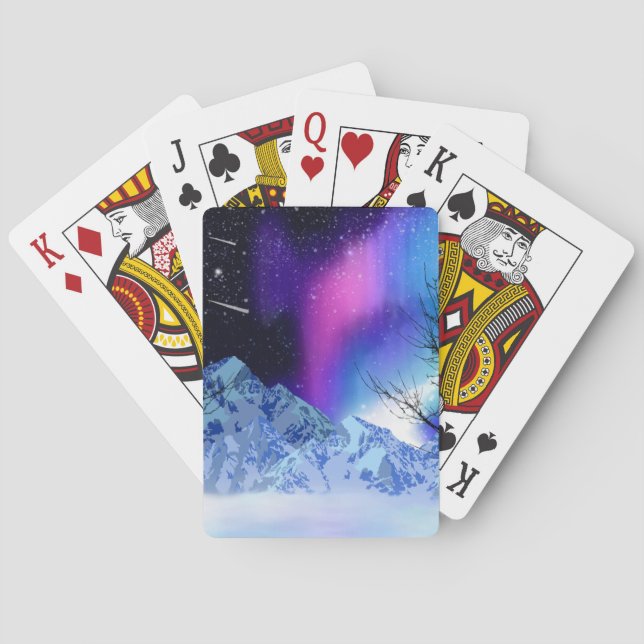 Winter Wonderlights Playing Cards (Back)