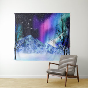 Winter Wonderlights Tapestry
