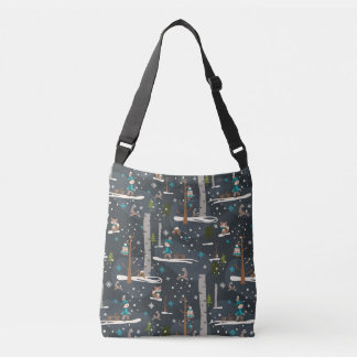 Winter Woodland Crossbody Bag