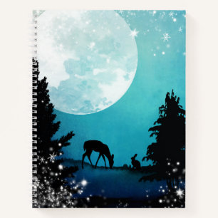 Winter Woodland & Deer Sketch Book