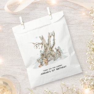Winter Woodland Forest   Party Favour Bags