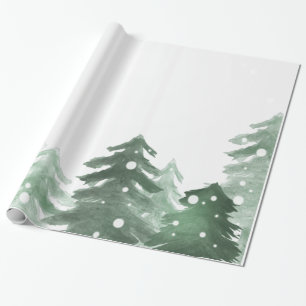 Winter Woodland,Forest Snow Wrapping Paper