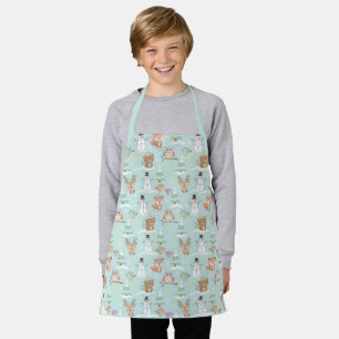 Winter Woodland Friends – Cute Holiday Pattern Apron