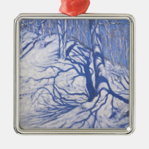 Winter Woodland near Courcheval 2008 Metal Tree Decoration
