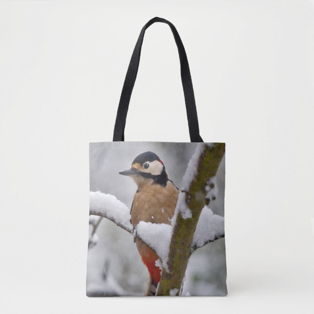 Winter Woodpecker All Over Print Bag (Front)