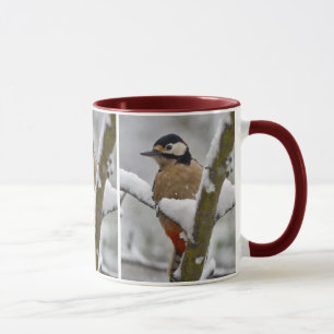 Winter Woodpecker Mug