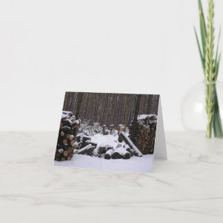 Winter Woods card