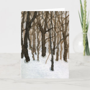 "Winter Woods" Country Roads Greeting Card