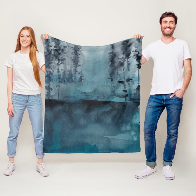 Winter Woods Fleece Blanket (In Situ)