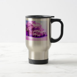 WINTER WOODS IN THE SNOW TRAVEL MUG