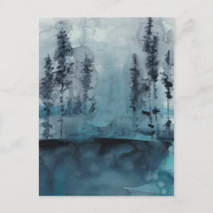 Winter Woods Postcard