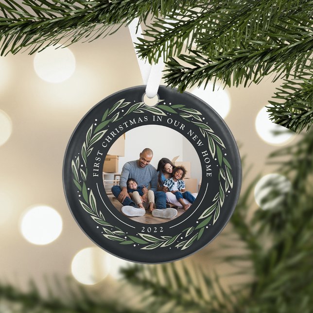 Winter Wreath | First Christmas in Our New Home Ornament (Creator Uploaded)