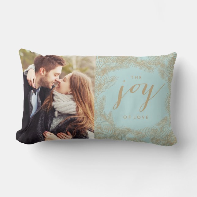 WINTER WREATH | JOY STYLISH HOLIDAY PILLOW (Front)