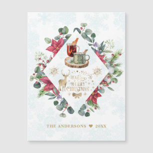 Winter Wreath Script Wish You A Merry Christmas