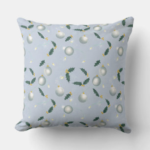 Winter Wreath Throw Pillow