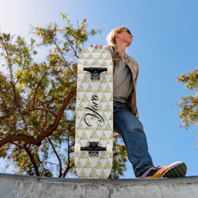 winter xmas vibes customise Skateboard (Outdoor 1)
