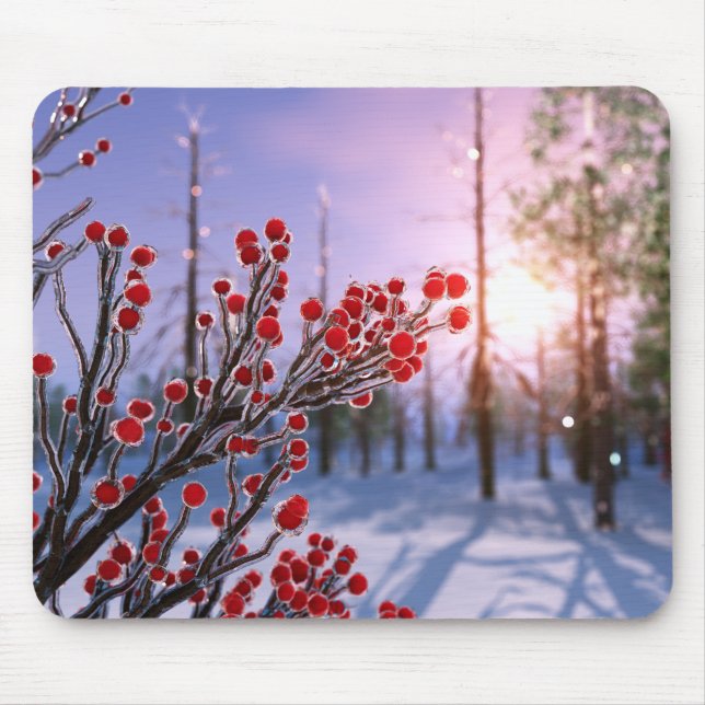 Winterberry in Ice Mousepad (Front)