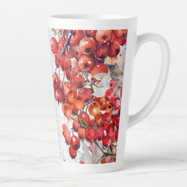 WINTERBERRY  LATTE MUG (Right)