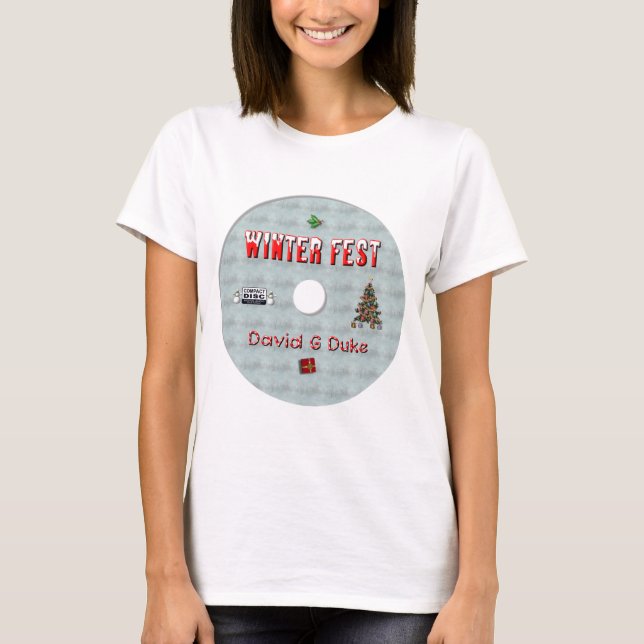 winterfest disc label T-Shirt (Front)