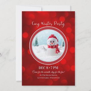 Winterful Party Invitation – Cozy Festive Design