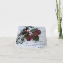 Wintergreen Holiday Card